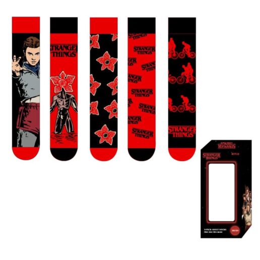 Stranger Things assorted set 5 socks