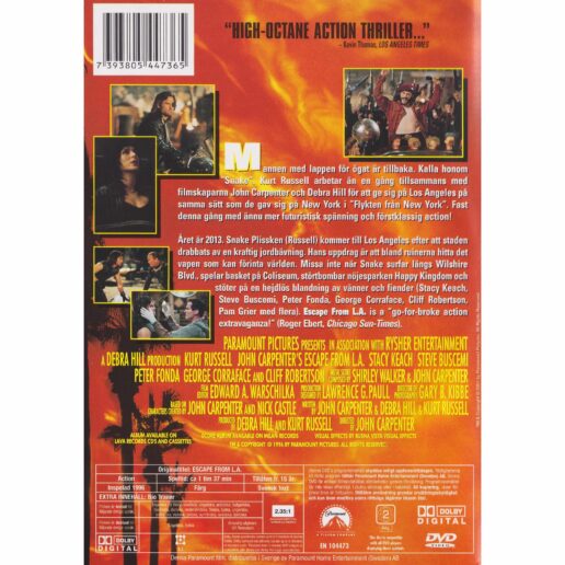 Flykten från LA DVD (Begagnad)