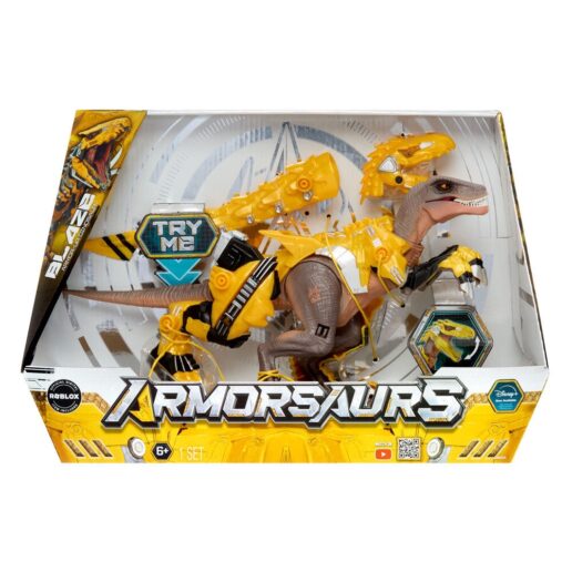 Armorsaurs Dinosaur Yellow Raptor Blaze figure