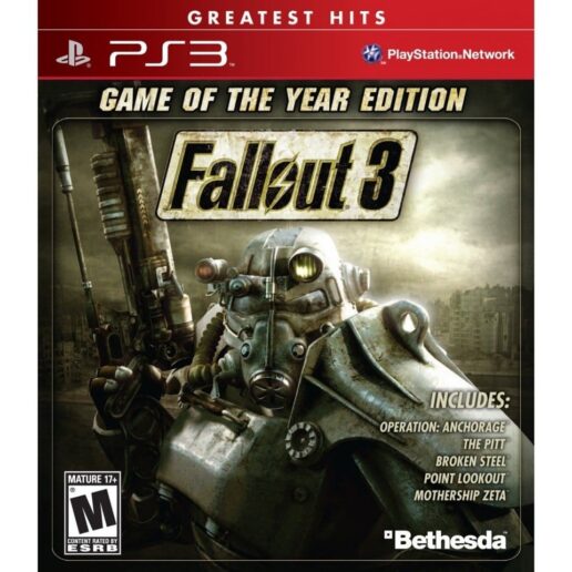 Fallout 3 Game of the Year Edition Playstation 3 PS3 Greatest Hits IMPORT