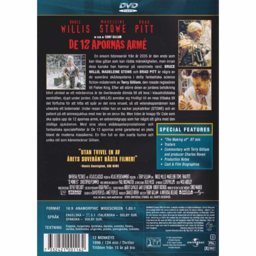 De 12 Apornas Arme DVD (Begagnad)