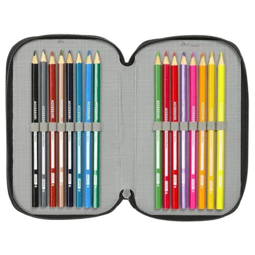 Marvel Spiderman Attack triple pencil case 37pcs