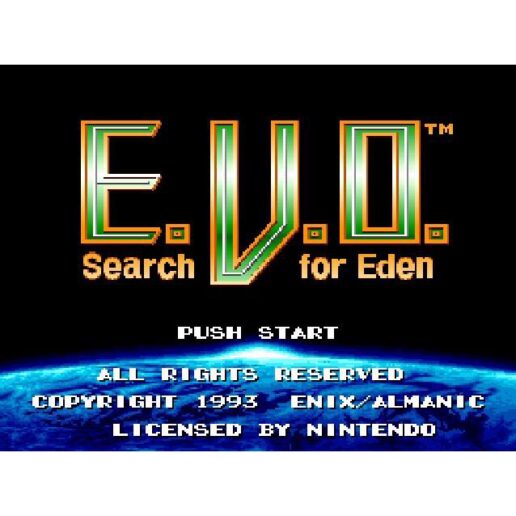EVO Search for Eden Super Nintendo SNES IMPORT (Begagnad)
