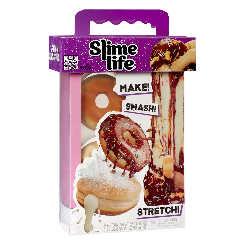 Slime Life DIY Choco Icing Round & Cream Filled Donut kit