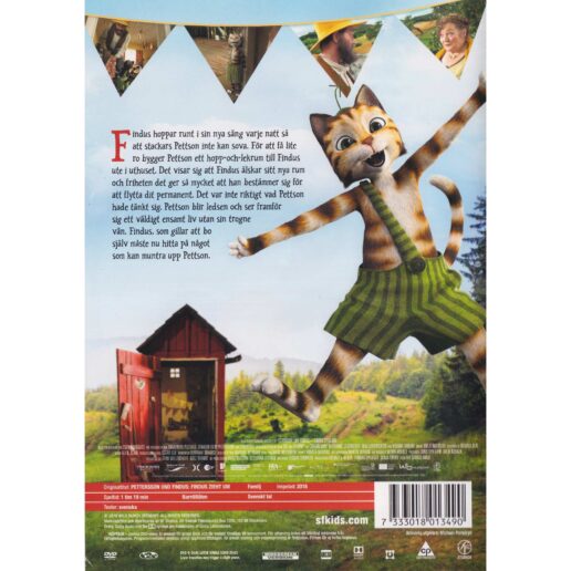 Pettson och Findus Findus flyttar hemifrån DVD (Begagnad)