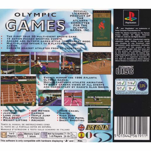 Olympic Games Playstation 1 PS1 (Begagnad)