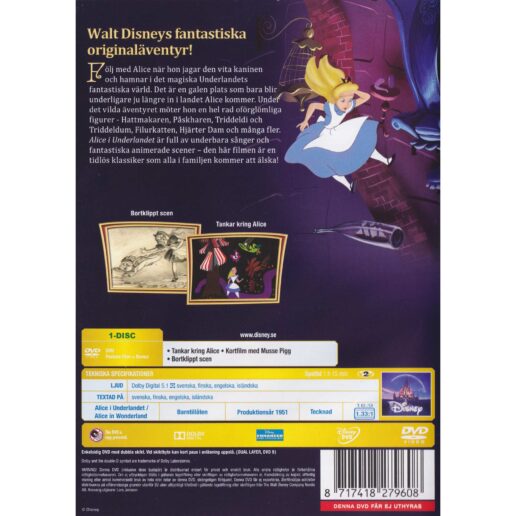 Alice i Underlandet DVD (Begagnad)