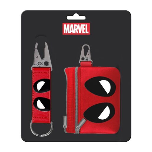 Marvel Deadpool keyring + purse set