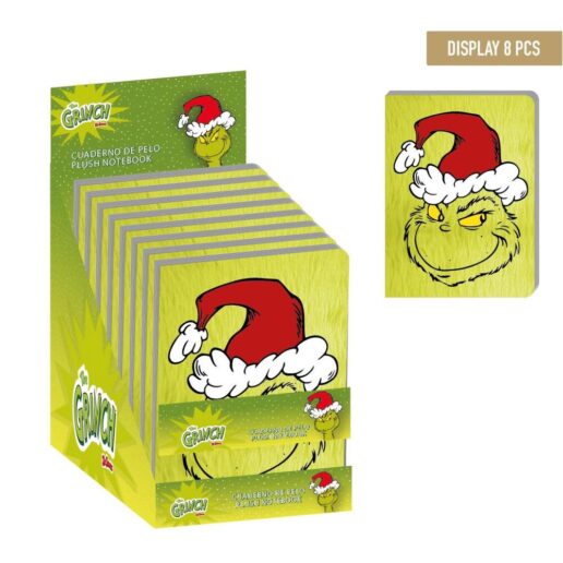 The Grinch plush notebook