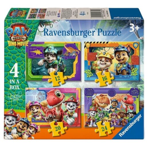 Paw Patrol Dino Movie puzzle 12-16-20-24pcs