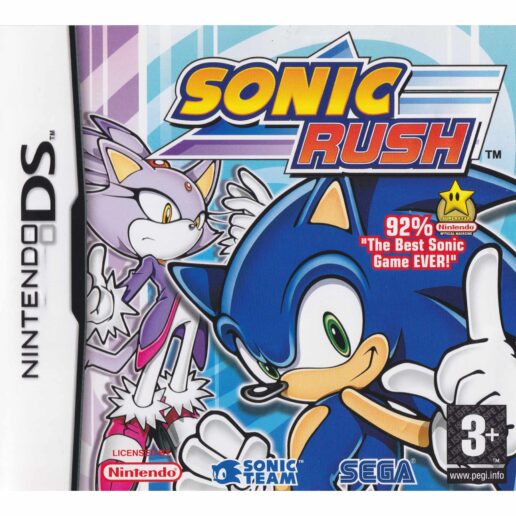 Sonic Rush Nintendo DS (Begagnad)
