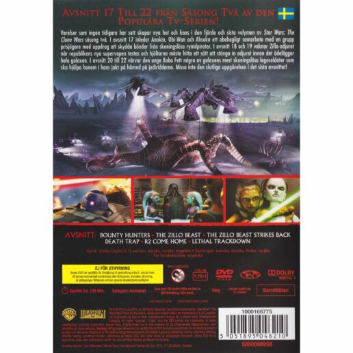 Star Wars The Clone Wars Säsong 2 Volym 4 DVD (Begagnad)