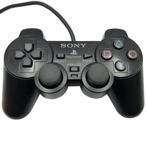 Handkontroll Original Svart Playstation 2 PS2 (Begagnad)