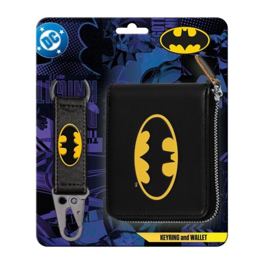 Batman DC Comics keyring + wallet set