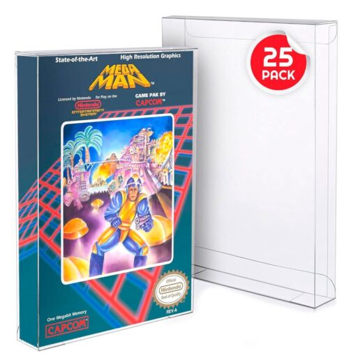 Nintendo Entertainment System NES Skyddsbox Box Protector 25-pack