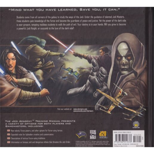 Star Wars Roleplaying Game - Jedi Academy Training Manual - Rodney Thompson et al. - English (Begagnad)