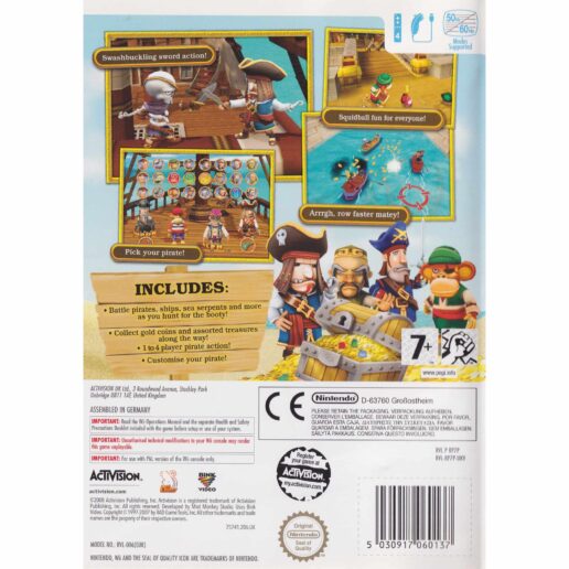 Pirates Hunt for the Blackbeards Booty Nintendo Wii (Begagnad)