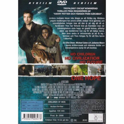 Children of Men DVD Rental Copy (Begagnad)