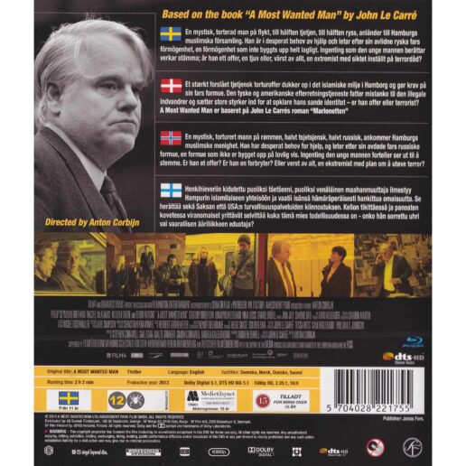 A Most Wanted Man Blu-Ray (Begagnad)