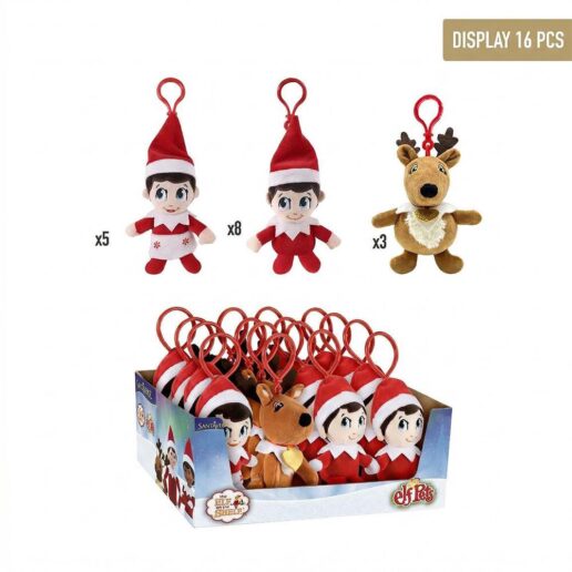 The Elf on the Shelf assorted plush keychain
