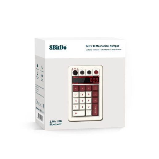 8BitDo Mekaniskt numeriskt tangentbord Fami Edition