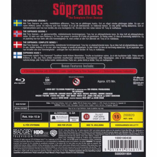 The Sopranos The Complete First Season Blu-Ray (Begagnad)