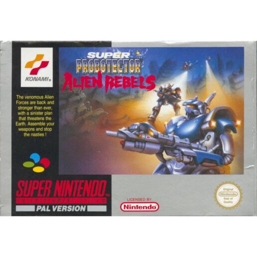Super Probotector Alien Rebels Super Nintendo SNES (Begagnad)
