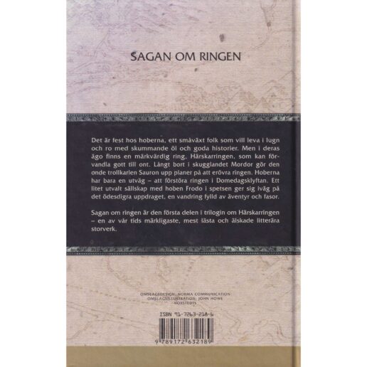 Sagan om Ringen - Sagan om Ringen - JRR Tolkien - Svensk utgåva (Begagnad)
