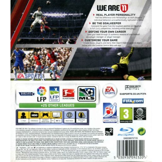 FIFA 11 Playstation 3 PS3 (Begagnad)