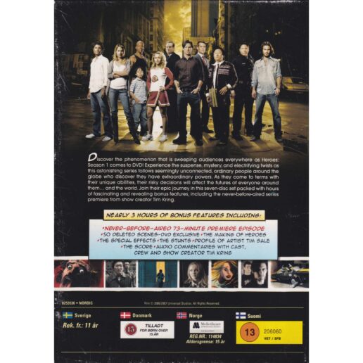 Heroes Season 1 DVD (Begagnad)