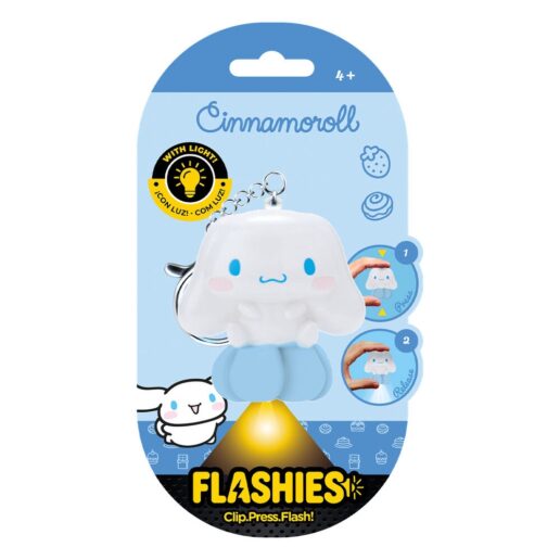 Flashies Hello Kitty Cinnamoroll 3D keychain with led flashlight