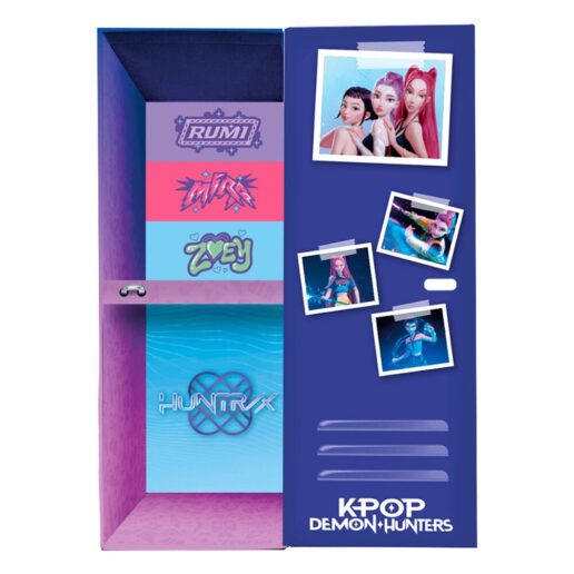 K-Pop Demon Hunters secret locker with padlock