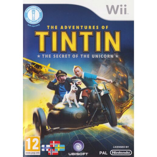 The Adventures of Tintin The Secret of the Unicorn Nintendo Wii Nordic (Begagnad)