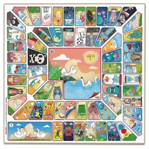 Parcheesi & Goose wooden board