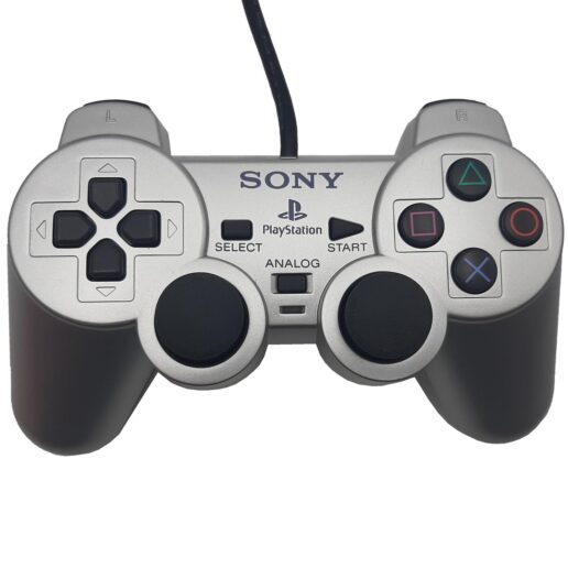 Handkontroll Original Silver Playstation 2 PS2 (Begagnad)