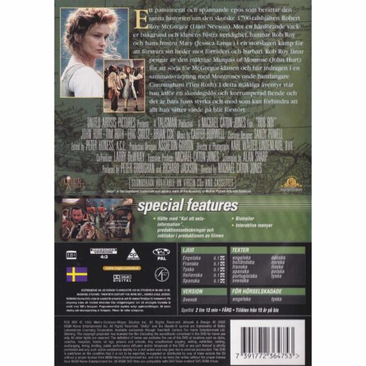 Rob Roy DVD (Begagnad)