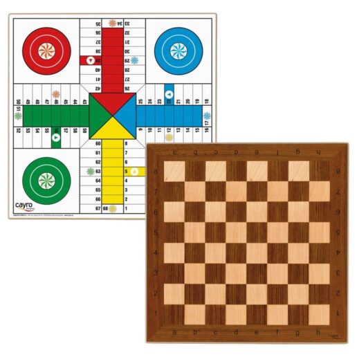 Parcheesi & Chess wooden board Parcheesi & Chess wooden board