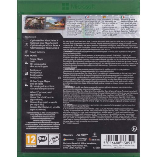 Street Outlaws 2 Winner Takes All Xbox Series X Xbox One (Begagnad)