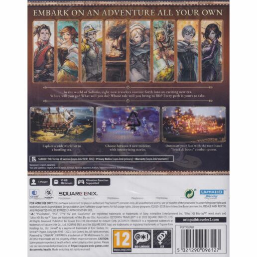 Octopath Traveler II Playstation 5 PS5