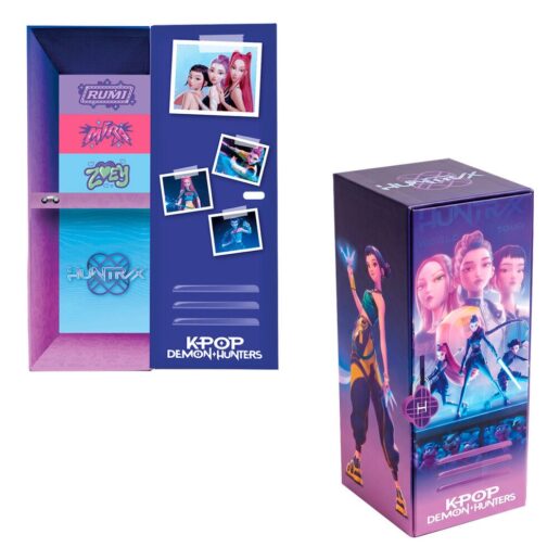 K-Pop Demon Hunters secret locker with padlock