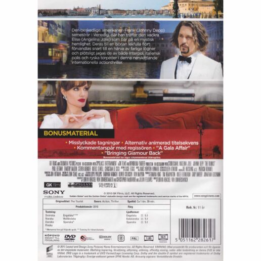 The Tourist DVD (Begagnad)