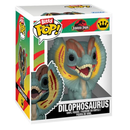 Bitty POP pack 2 figures Jurassic Park Tyrannosaurus Fossil & Dilophosaurus