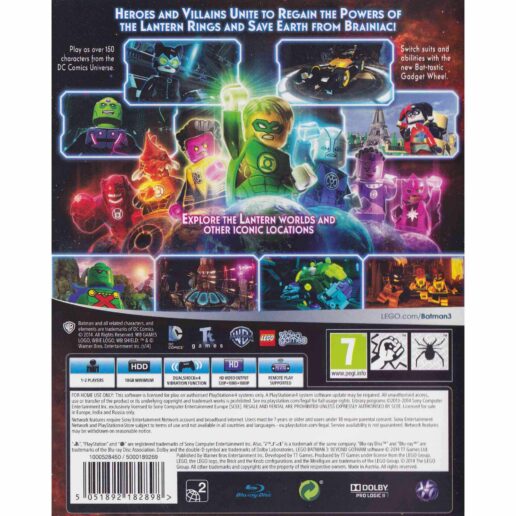 Lego Batman 3 Beyond Gotham Playstation 4 PS4 (Begagnad)