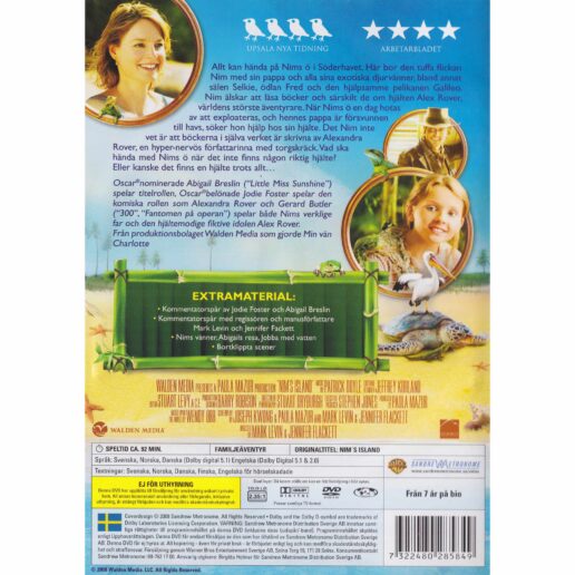 Nim och den hemliga ön DVD (Begagnad)