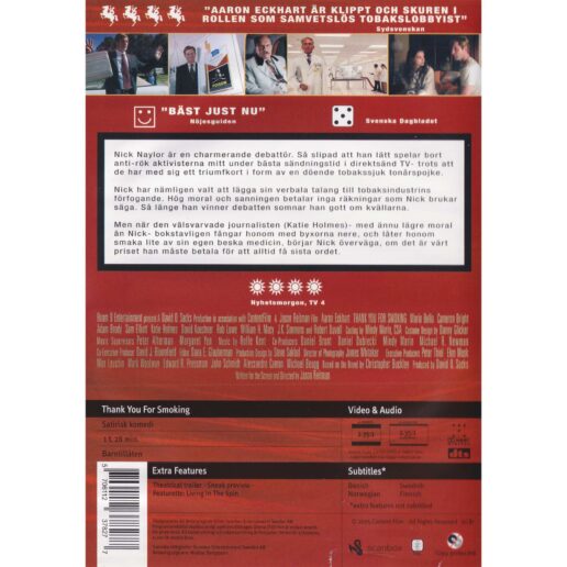 Thank You For Smoking DVD (Begagnad)