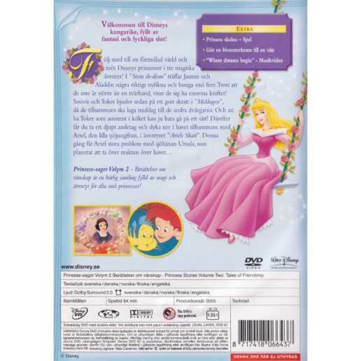 Disney Princess Prinsess-sagor Volym 2 DVD (Begagnad)