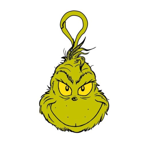 The Grinch 3D plush keychain
