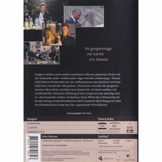 Gangster Kärlek och Hämnd DVD (Begagnad)