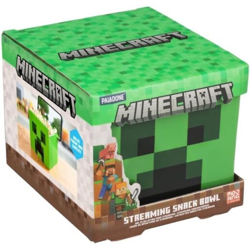 Minecraft Creeper Streaming bowl snacks