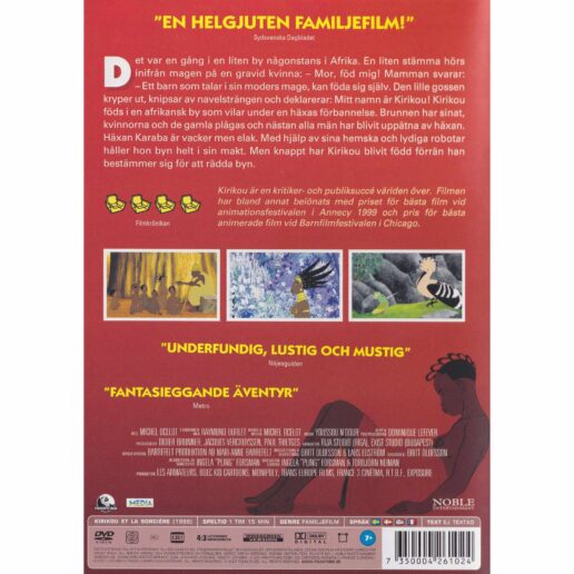 Kirikou och den elaka häxan DVD (Begagnad)